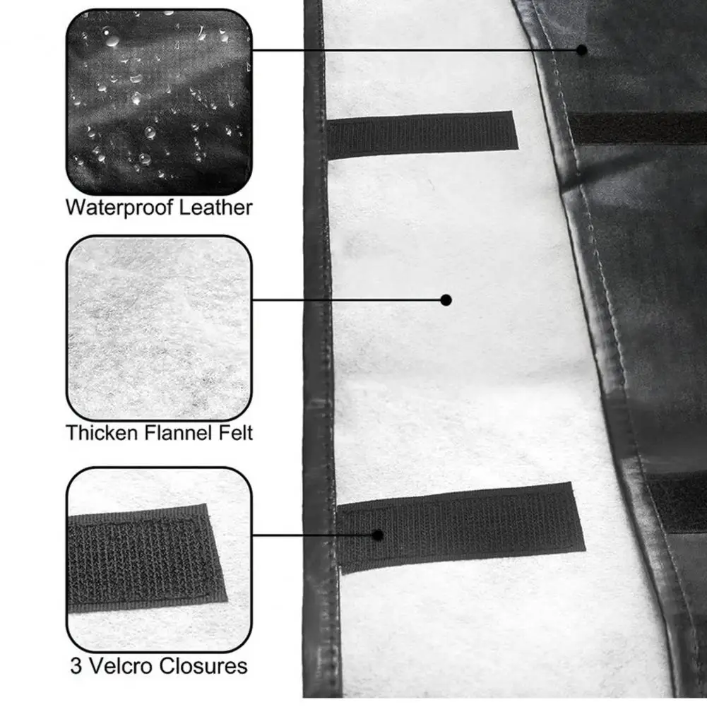 

Thick Exterior Table Leaf Storage Bag Durable Waterproof Table Leaf Storage Bag with Scratch Resistant Faux Leather for Heavy