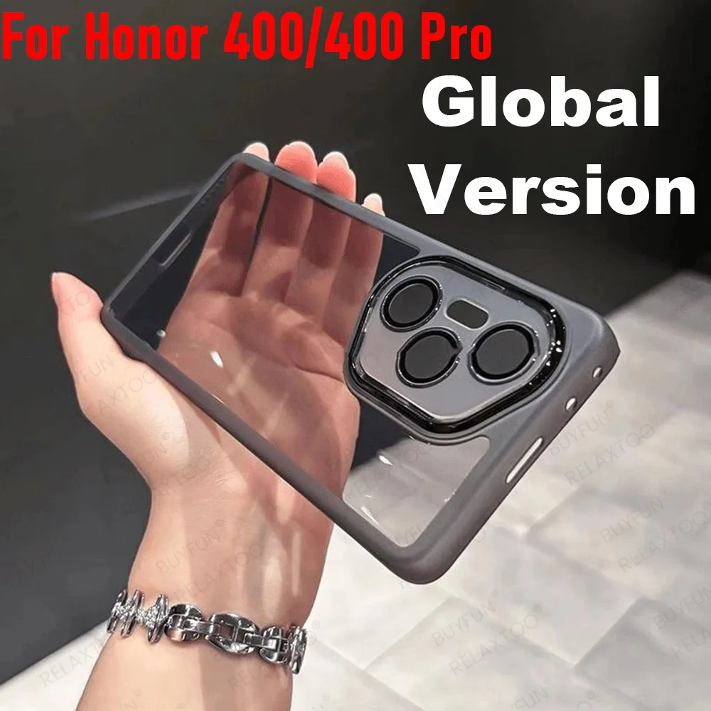 Translucent Crystal Silicone Protective Case with Camera Film