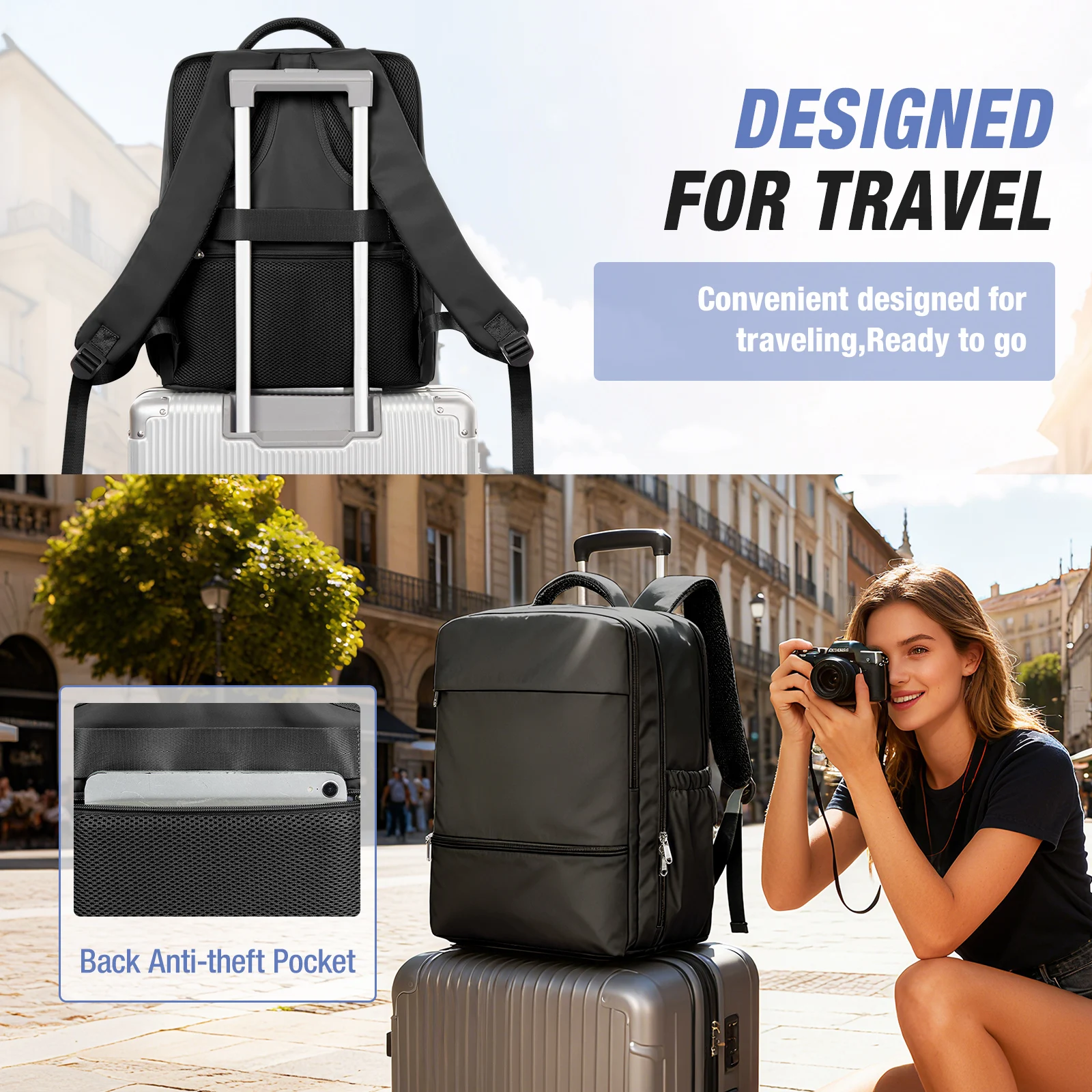 Travel Backpack Ryanair Size Image 8