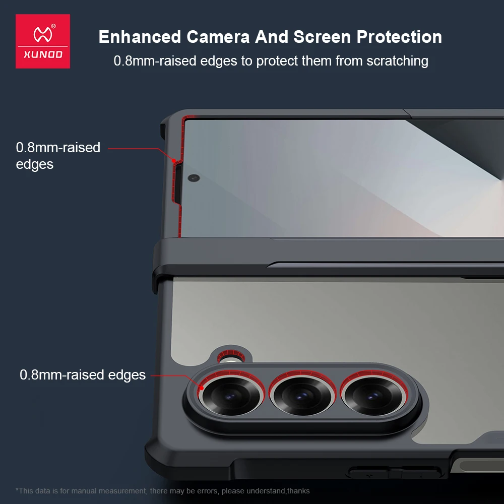 Xundd Airbag Shockproof Case with Screen Protection and Anti-Fingerprint Design