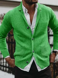 Europe America New Men's Clothes Casual Knitted Cardigans Sweaters for Men Autumn Wnter Fashion Sweater Coats Male Streetwear