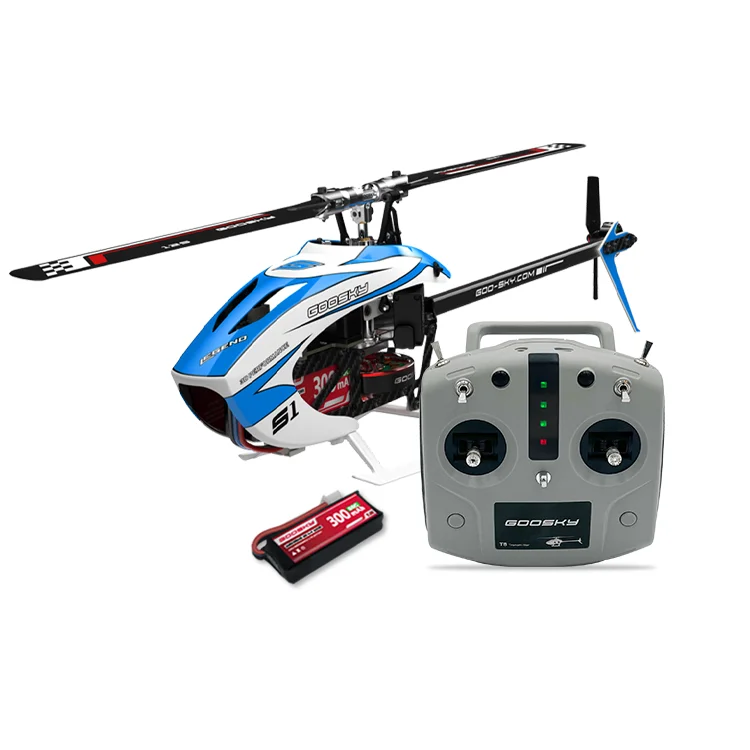 2026 RC 구스키 S1 BNF/RTF 6CH 3D 스턴트 더블 브러시리스 모터 다이렉트 드라이브 모터 플라이바리스 다이렉트 드라이브 RC 헬리콥터 장난감 선물