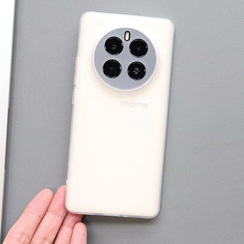 CUSTODA SLM BACK COVER per REALME 12 PLUS 5G PELLCOLA VETRO