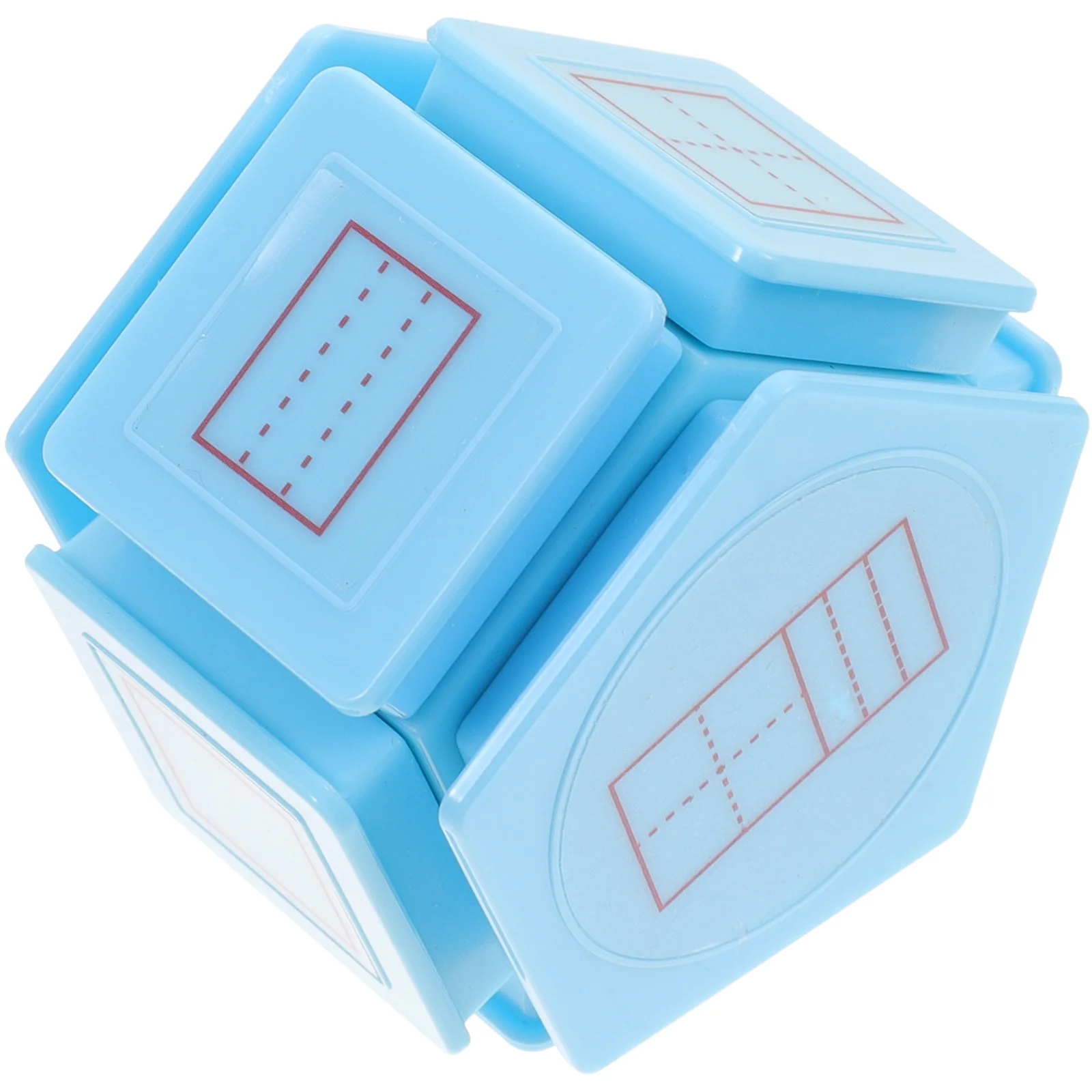 

Ink Self Inking Stamp Clock Kids Roller Handwriting Paper Line Abs Children Learning Teaching Pupils Children Toyss