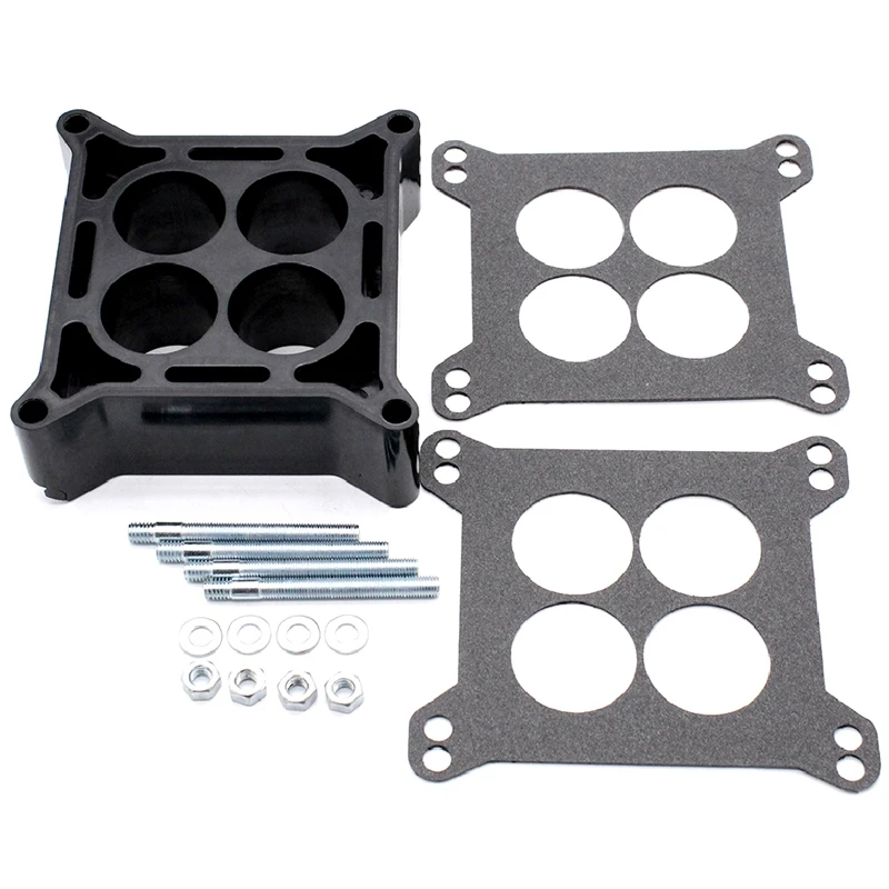 2 INCH Open Phenolic Carburetor Spacer 4Bbl Sbc Bbc Bb For Chevy Ford