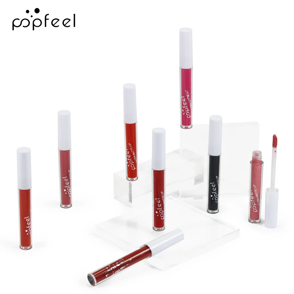 Hallowmas Lippen Make-up Set Schwarzer Lippenstift Pinker Lipgloss_voghion.com