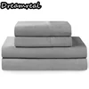 Bamboo Bed Sheet Set Double Queen King Size Bedding Set Luxury 4/6PCS 100% Organic Bamboo Fitted Sheet Flat Sheet Pillowcase 1