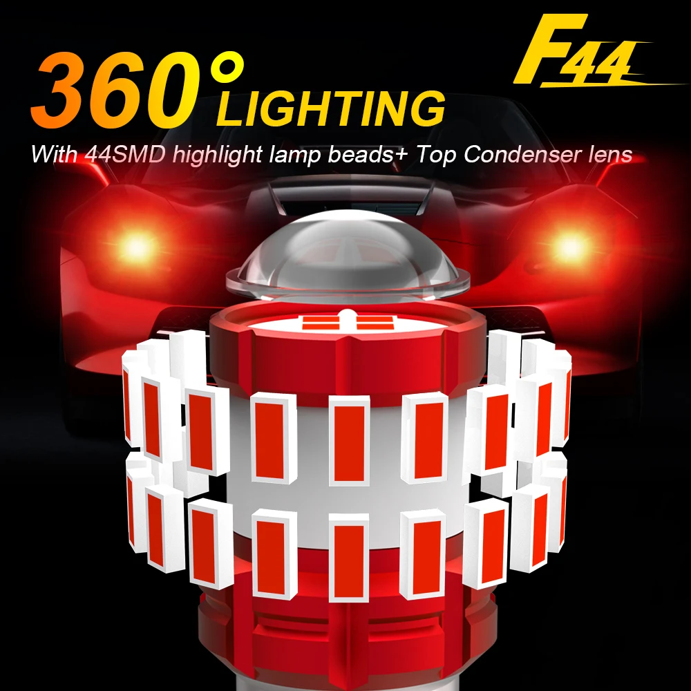 BMTxms 2PCS T25 3157 P27/5W LED Canbus  극ũ  P27W LED     ְ   ȣ