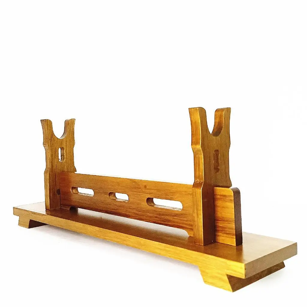 Samurai Sword Display Wood Katana Stand Holder 1 Layer