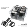 Grid Base Storage Box For 8Pcs Hair Clipper Trimmer Limit Comb Guide Comb Barber Tool For Wahl Guide Combs 6