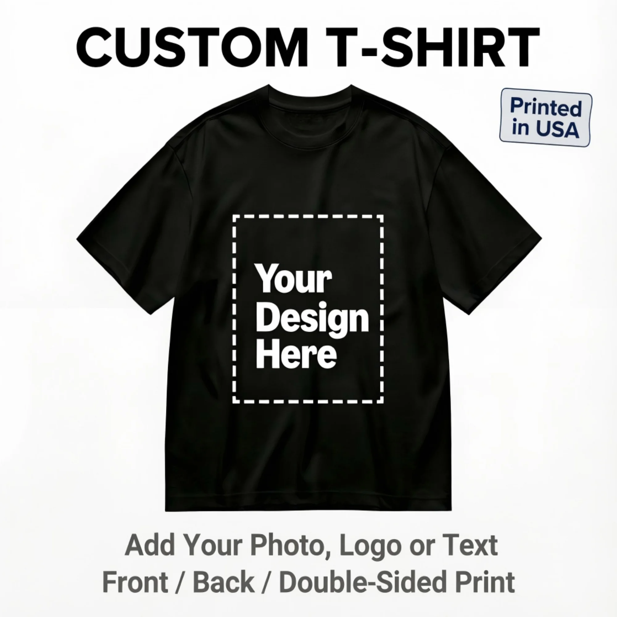 Custom T-Shirt For Men Women, Personalized Photo Logo Text Tee, Front Back Print, Cotton Shirt Printed In Usa S16066C557D9F46D9B2F7F10F12B9B38Ak Custom T-Shirt For Men Women, Personalized Photo Logo Text Tee, Front Back Print, Cotton Shirt Printed In Usa S16066C557D9F46D9B2F7F10F12B9B38Ak