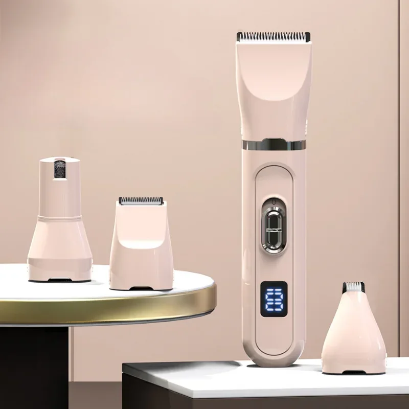 4 in 1 Pet Electric Hair Clipper with 4 Blades Grooming Trimmer Nail Grinder Professional Recharge Haircut For Dogs Cat pet clipper dog hair trimmer pet hair trimmer dog clipper pet nail grinder