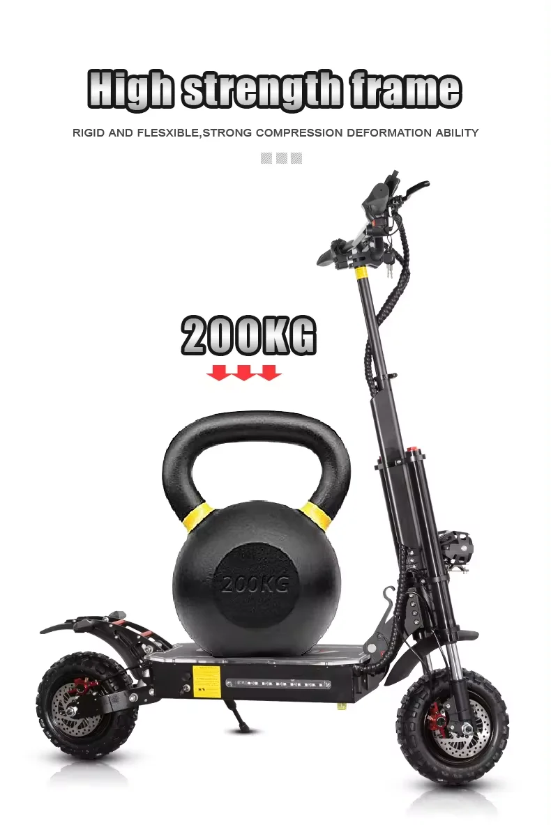 Arwibon 5600W Adult Electric Scooter Dual Motor Top Speed 50MPH,60V38AH, 11-inch Off-Road Tires Sport Folding eScooter with Seat