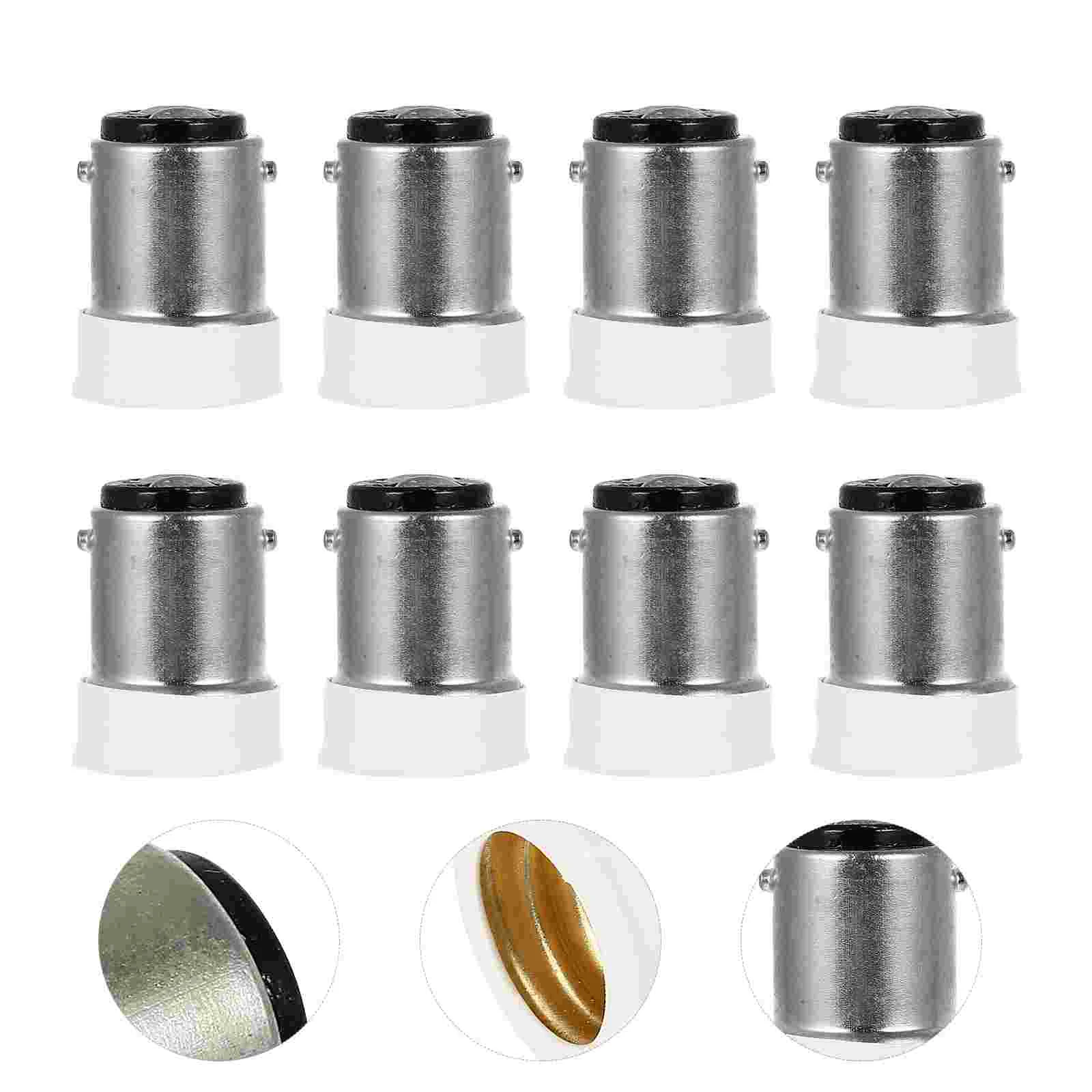 

8 Pcs Screw Lamp Holder Light Bulb Converter Bulbs Adapter Base Fashioned Banquet