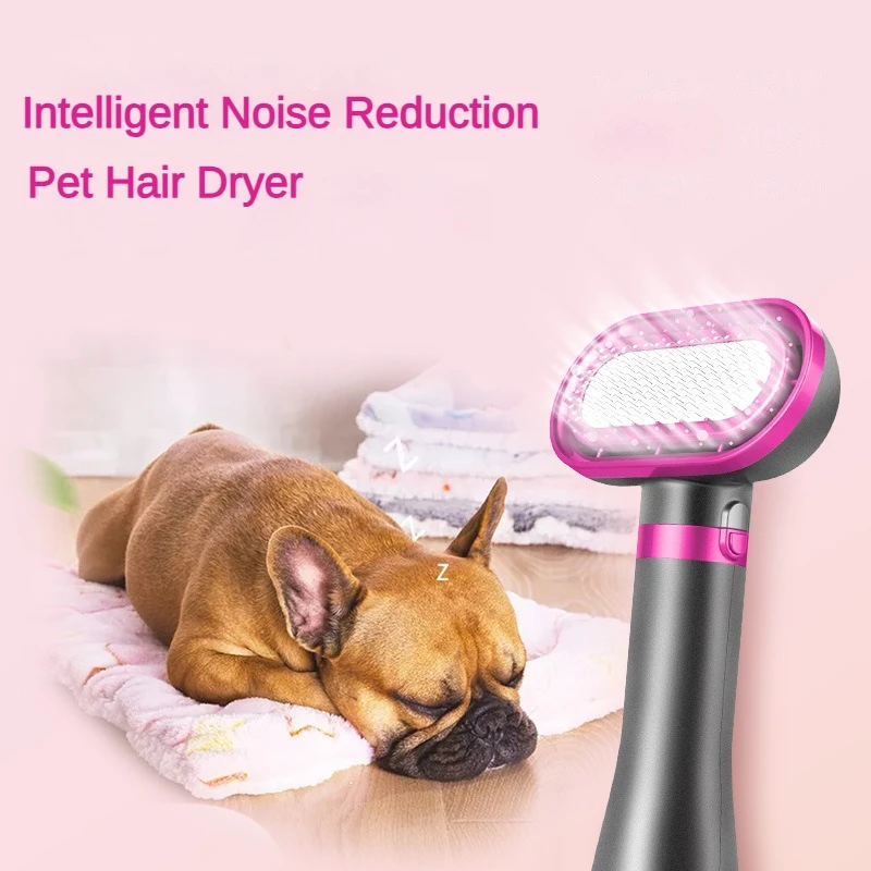 

Pet Hair Dryer Soft Combing Integrated Small and Medium-sized Cat and Dog Hair Dryer Dog and Cat Blow Drying Silent Hair Drying