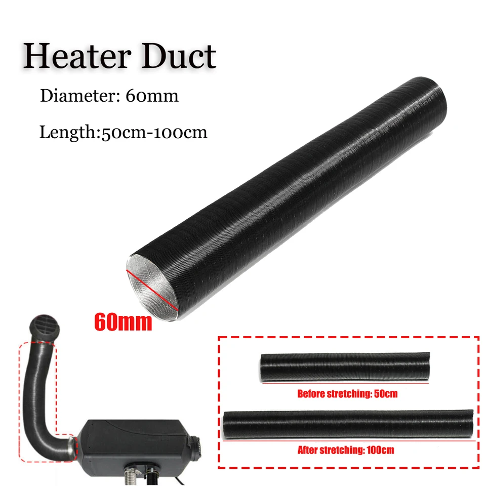 Diesel Heater Accessories 1/2 Valve Flap Air Diesel Heater Duct Vent Splitter Outlet Joiner Connector Pipe Diesel Heater Vent