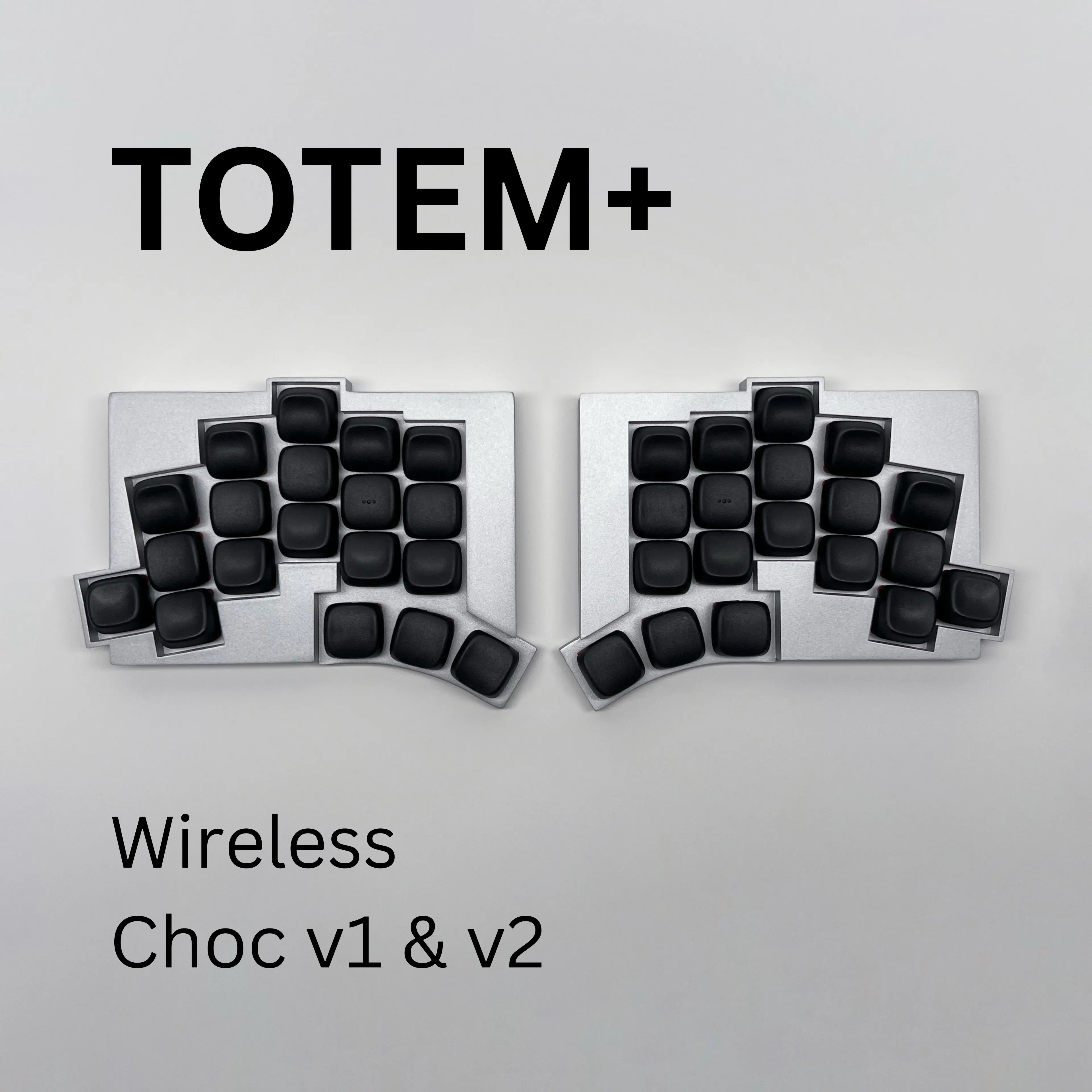 TOTEM 分割キーボード（Choc v1リニア／Bluetooth対応） TOTEM + Wireless Split Keyboard - Bluetooth ZMK Choc V1 V2 Low