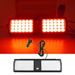 Ultra - Bright 12V LED Front Windshield Daytime Flashing Light System (Red)