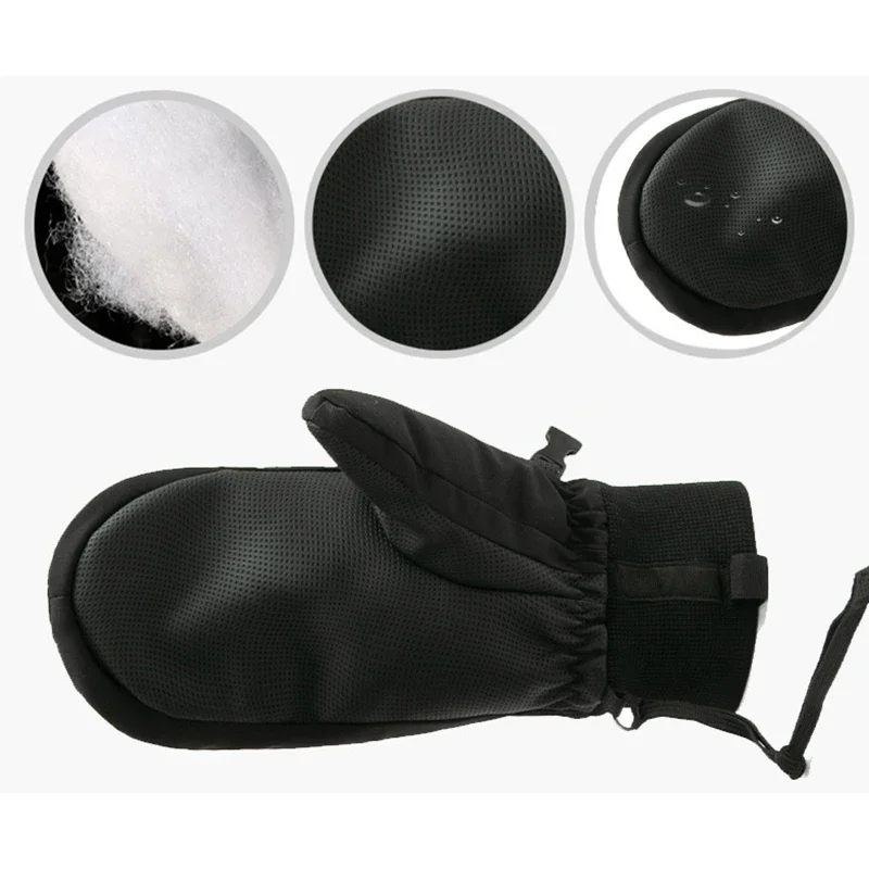 2024 Winter Man Cycling Mittens Waterproof Sports Women Ski Gloves Outdoor Mountain Men Snow Glove Warm Female Mitten Clothes 5