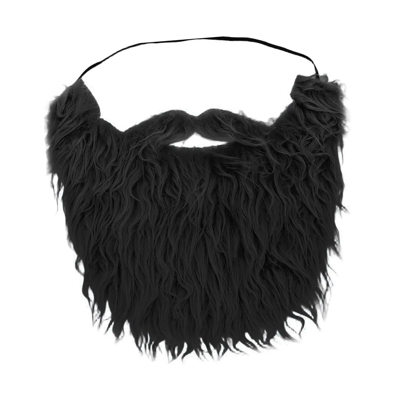 Halloween Beard Funny Facial Supplies Multipurpose False Whiskers Fake Beards for Adults and Teens Male Men Party Makeup