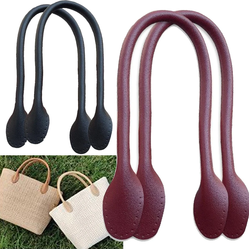 Bag Handles Handmade Round Braided Rope Detachable Shoulder Strap  Replacement Handbag for Women DIY Bag Accessories Part - AliExpress