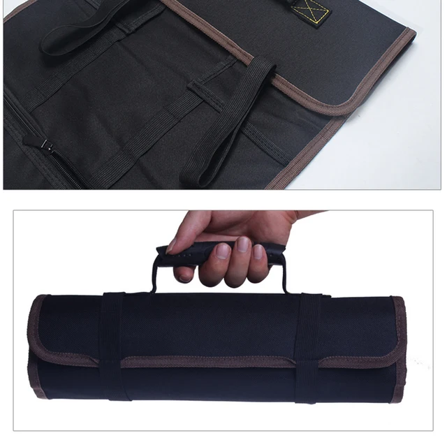 New Multifunction Oxford Cloth Folding Wrench Bag Tool Roll Storage Portable Case Organizer Holder Pocket Tools Pouch 4