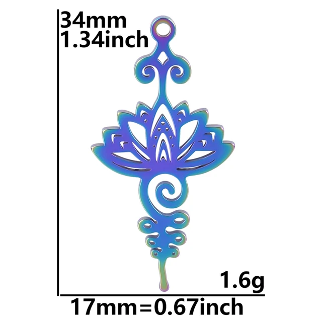 Stainless Steel Pendants Charm Alternative Set 5pcs 72