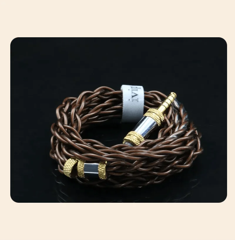 ivipQ-334 iem Cable Flagship Litz Frozen 7N OCC Kopfhörer-Upgrade-Kabel mit 3,5 mm/4,4 mm/miniXLR für HD650 HD800 HIFIMAN ANANDA – Detail 7