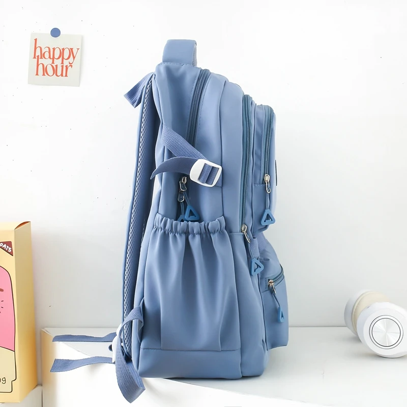 Teenage Girls Multi Pockets New Kawaii Backpack New Fashion High School Girls Backpack School Bags Waterproof College Backpack