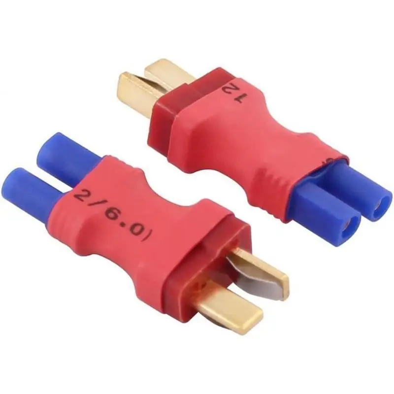 배터리 충전기용 R53C 4Pcs EC2 암 T 수 플러그 변환 커넥터