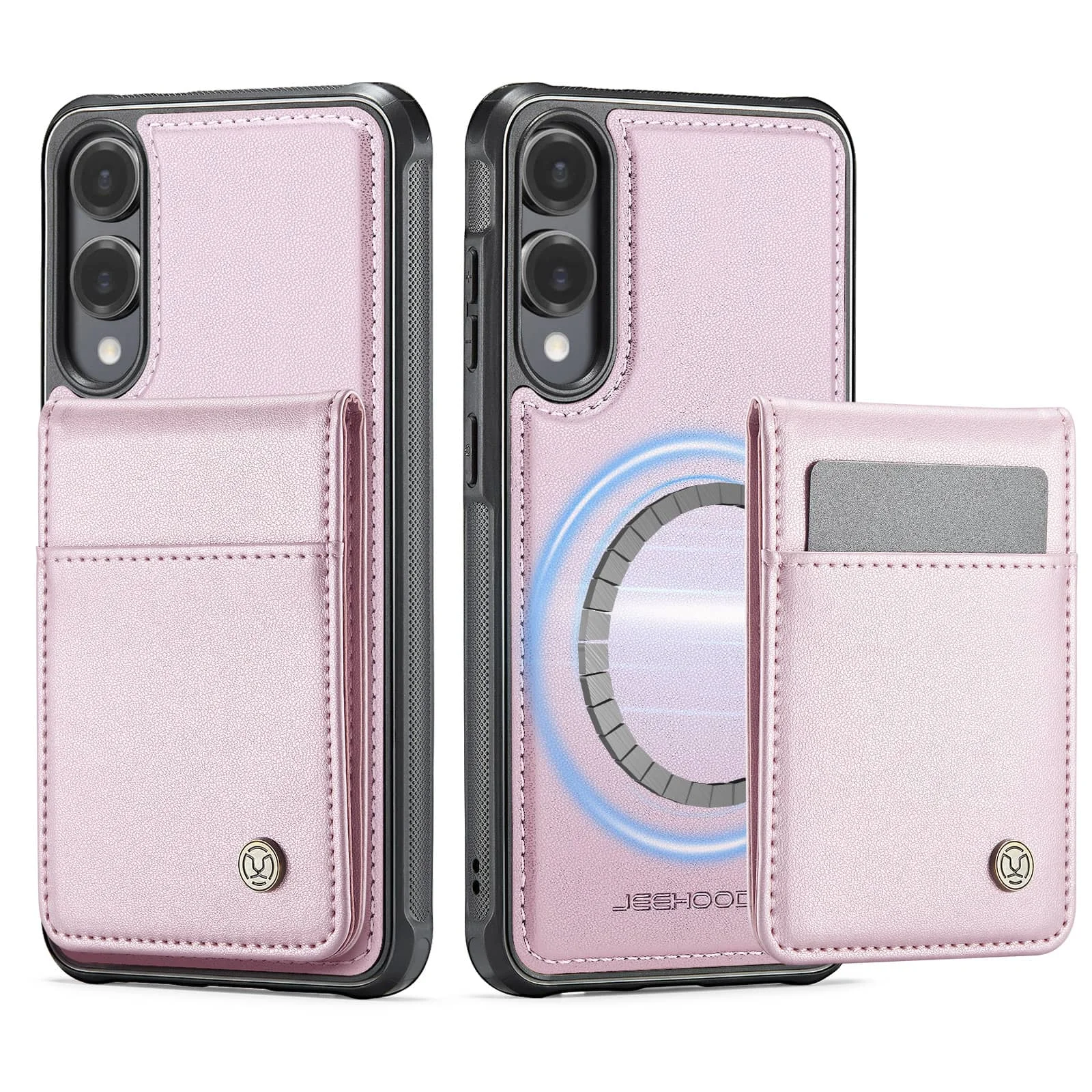 Magnetic 2-in-1 Detachable Wallet Case with Card Holder and Kickstand