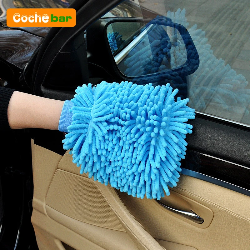 Plush Chenille Car Wash and Detailing Glove
