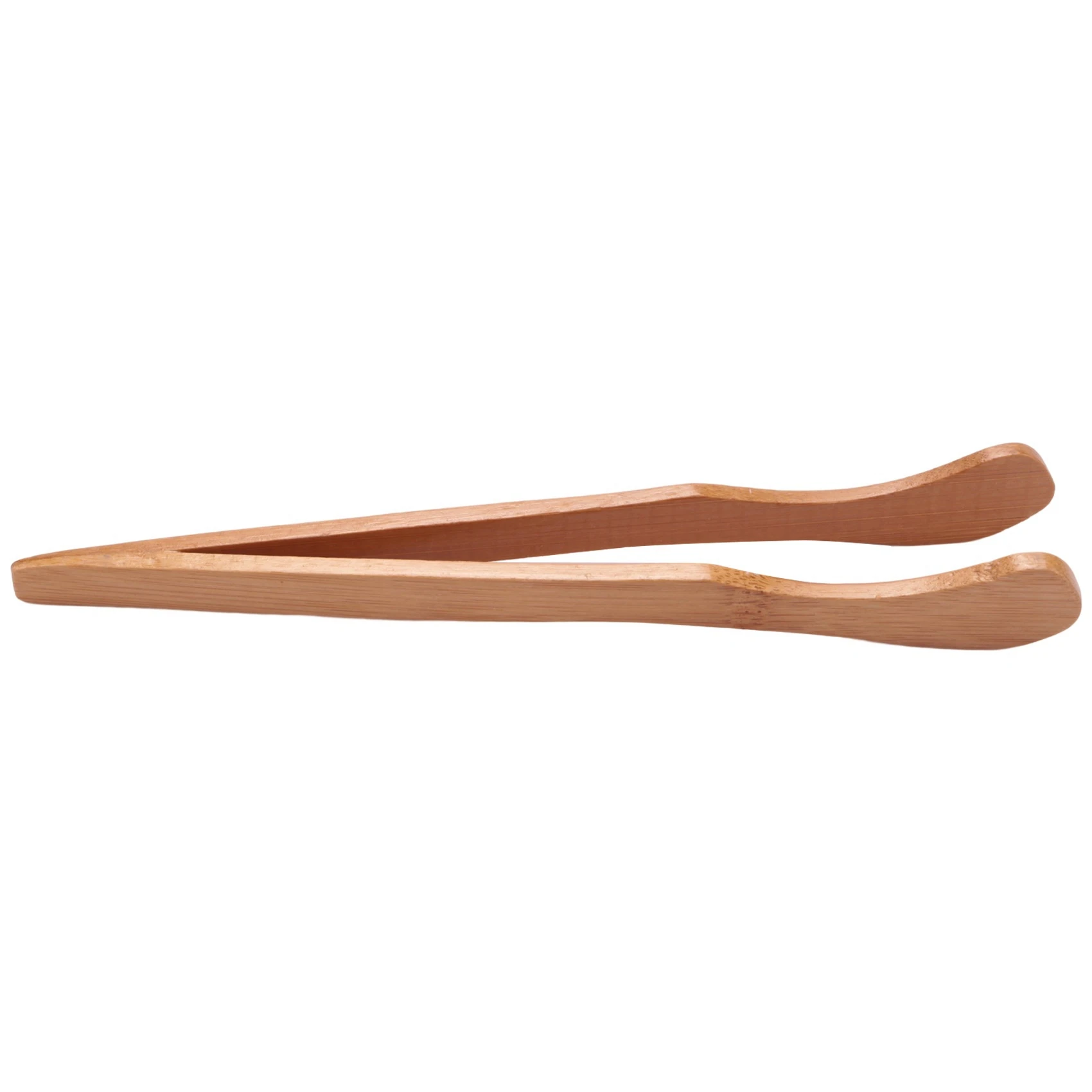 12PCS Bamboo Toaster Tongs, 7 Inch Wood Kitchen Tongs, Reusable Wood Cooking for Toast, Cooking, Bread, Fruit Tea