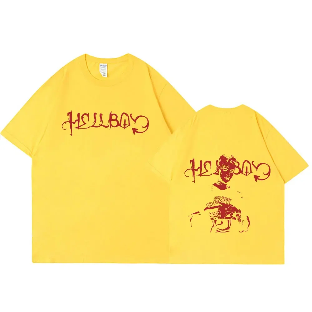 Rapper Lil Peep Crybaby Hellboy T-shirt Vintage Hip Hop T Shirt Women Clothing Fashion Short Sleeve T-Shirts Tops 6