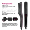 Hair Beard Straightener Comb Anti-Scald Ceramic Heated Beard Brush Portable Beard Straightening Comb 4