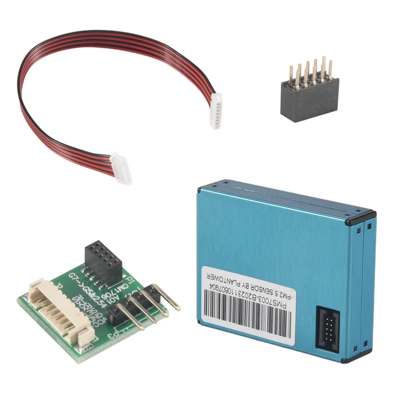 AA58 PM2,5-STAUBSENSOR PMS7003 / G7 Digitaler PM2,5-Sensor in dünner Form (inkl. Transferplatine + Kabel)