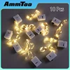AmmToo 10 Pack Waterproof Mini Fairy Lights Copper With 3 Speed Modes for Christmas Decorations and Outdoor Use Battery Powered 1
