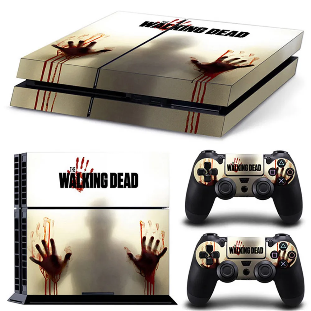 Игровые аксессуары Ходячие мертвецы Виниловая наклейка для консоли PS4 |