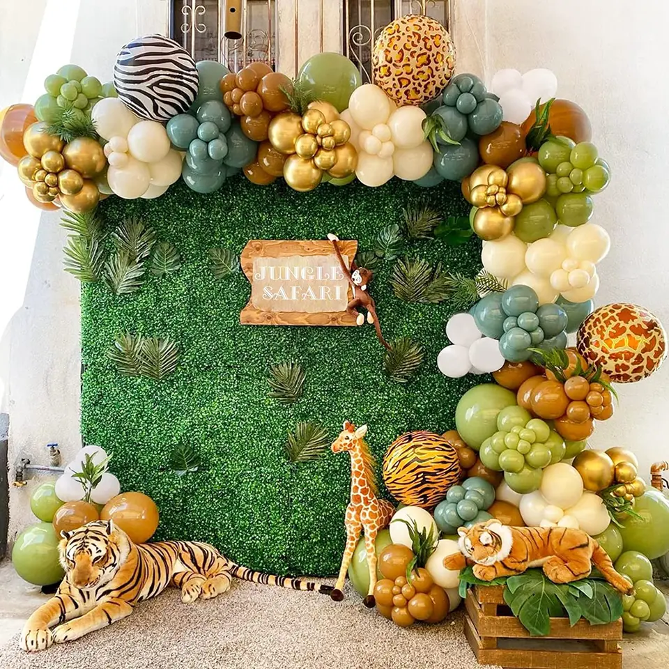 CHAÎNE FANION 4ÈME Anniversaire Animaux Drôles Guirlande Anniversaire