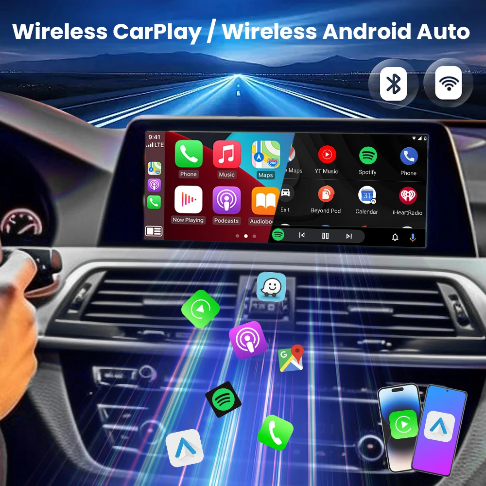 Carplay  ȵ̵ ڵ 2in 1 Ʈ  2025 5G WIFI For iphone ȵ̵ ȭ For Volvo Benz Mg Kia Chery VW