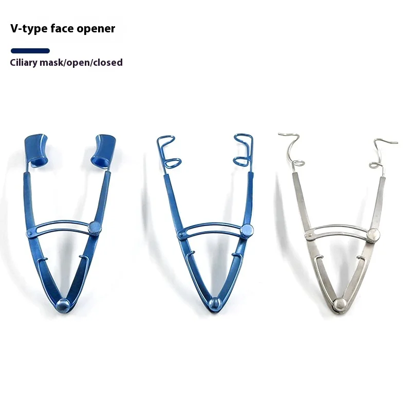 1pcs Titanium Stainless Steel Lieberman Solid Eye Speculums Ophthalmic Surgical Eye Instrument Opener Eyelid Tools 5