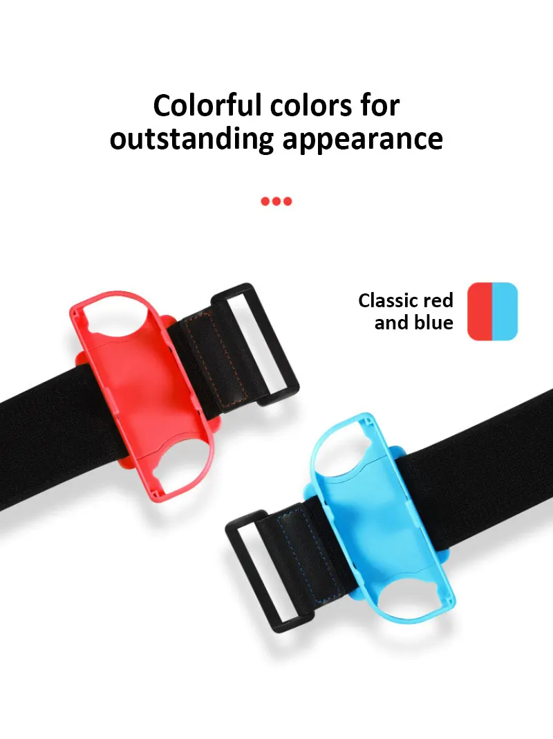 2pcs Game Controller Bracelet For Nintendo Switch Gamepad Just Dance Cardio Boxing Adjustable Wrist Strap Band For Switch