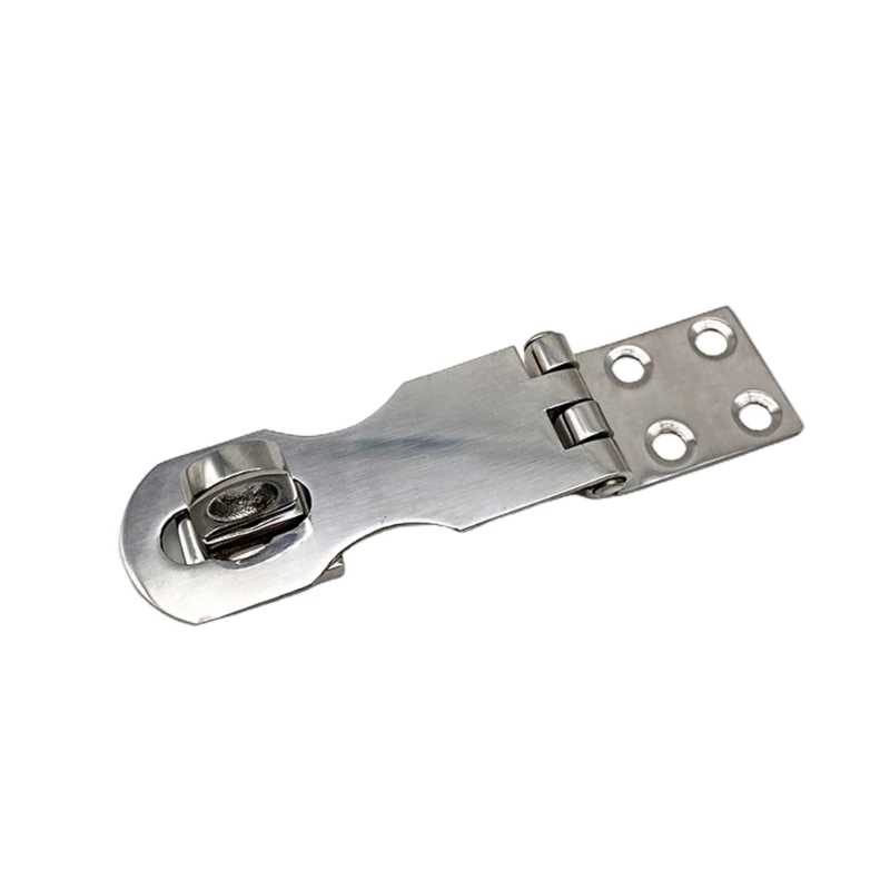 Description Picture 6 of itemMarine Grade Stainless Steel Door Hasps Heavy Duty Safety Hasp with TurningPadlock Eye Mount Quick Installation