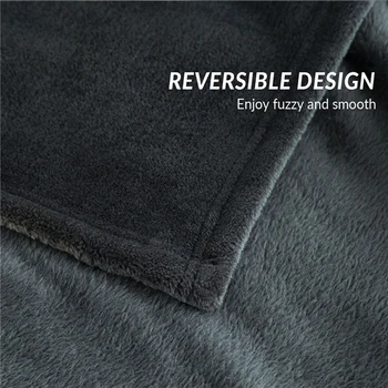 Spring Winter Winter Flannel Blanket Fluffy Warm Soft Sofa Cover Bedspread Solid Blue Black Coral Fleece Plush Blankets For Beds 6