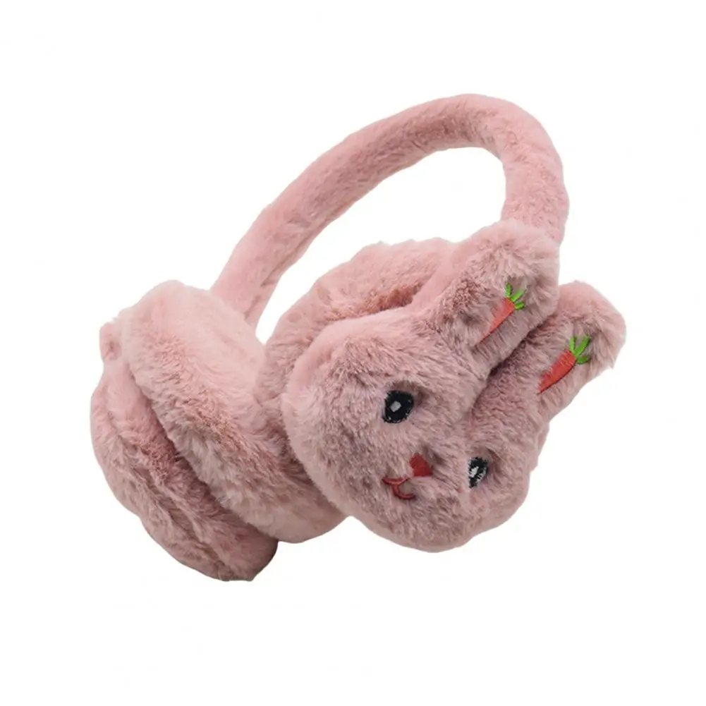 Cozy Ear Warmers Cozy Rabbit Shape Earmuffs for Girls Women Cute Winter Ear Warmers with Adjustable Foldable Design for Outdoor