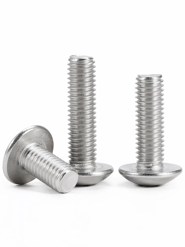 大きな平らな丸いステンレス鋼のクロスボルト,m2.5,m3,m4,m5,m6,m8,
