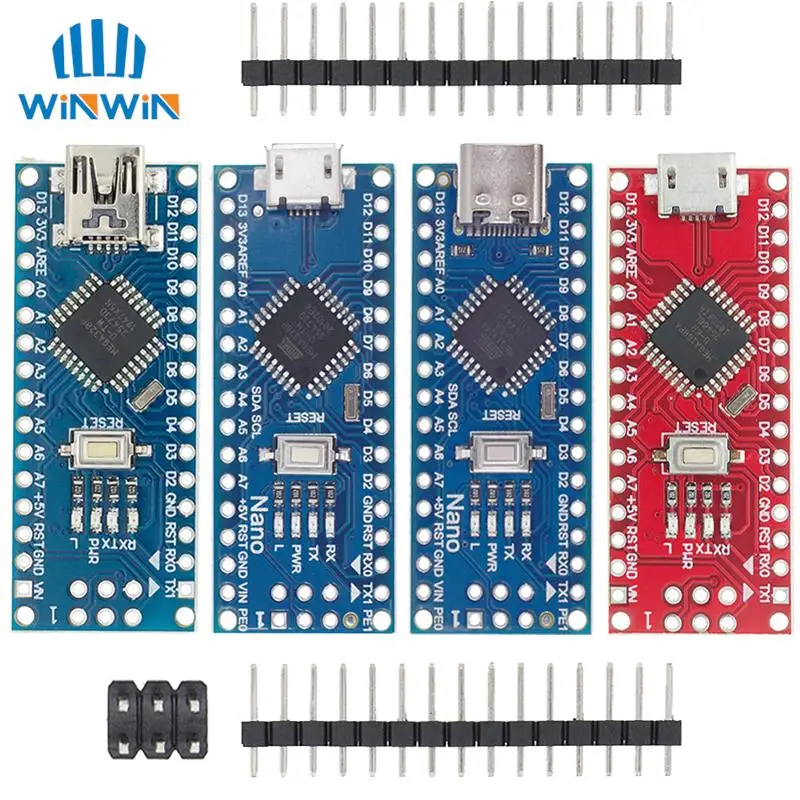 AITEWIN-Promoci-n-para-arduino-Nano-3-0-controlador-Atmega328-m-dulo-de ...