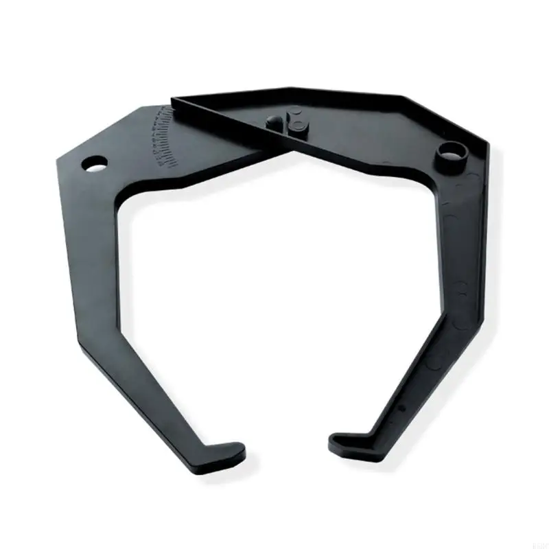 B5XC Car Tire Caliper Tire Scale Size Increments Professional Design Plastic Change and Wheel Balancer Caliper