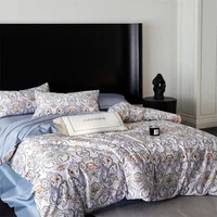 Svetanya 100% Egyptian Cotton Bedding Set Queen King Ru Double Size Bed Linens Sheet Duvet Cover Set 2