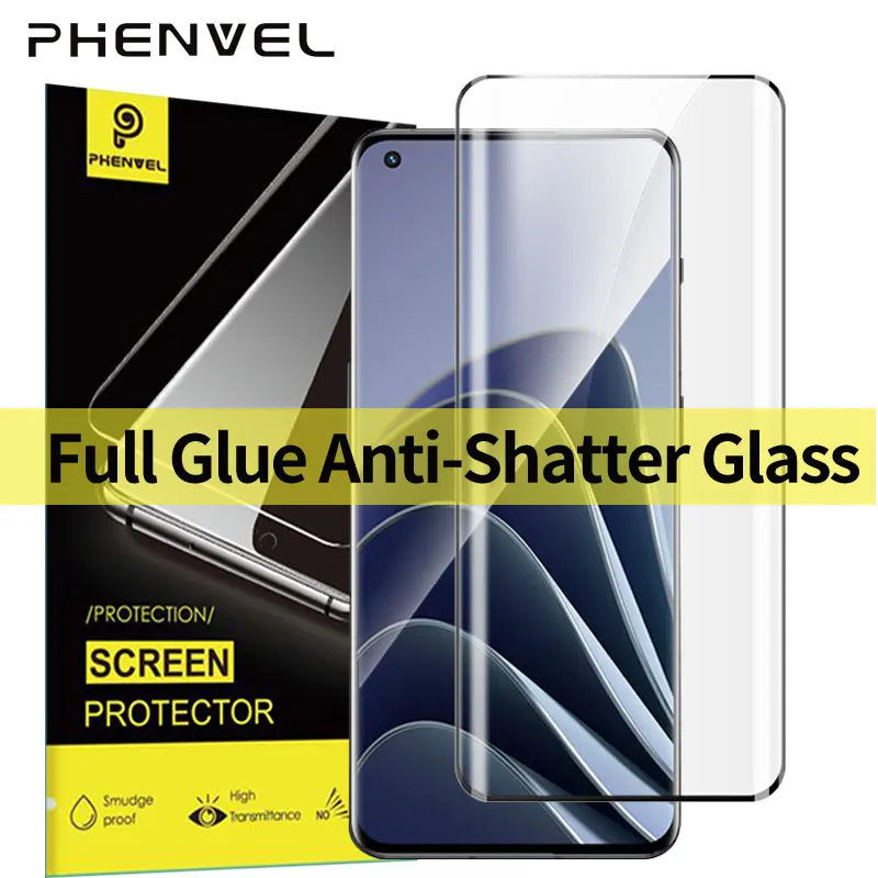 

3D Protective Glass For Oneplus 10 Pro Full Glue Screen Protector Oneplus10 pro Anti Shatter Tempered Glass Film